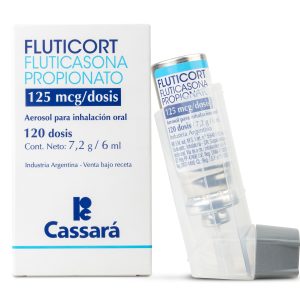 FLUTICORT HFA 125  x 120 DOSIS